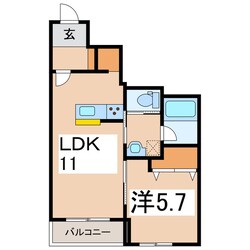 シャーメゾン上二之町の物件間取画像